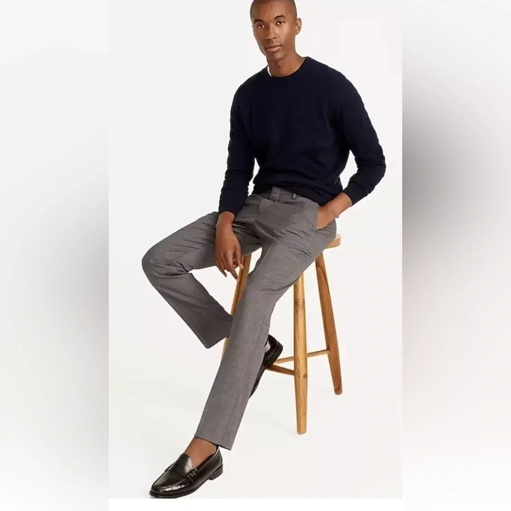 J.Crew Ludlow Slim-fit stretch dress pant in four-season wool. Office wear